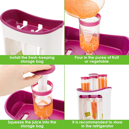 EasyFill Baby Food Pouch Maker with Storage Bags
