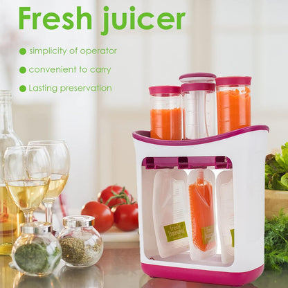 EasyFill Baby Food Pouch Maker with Storage Bags