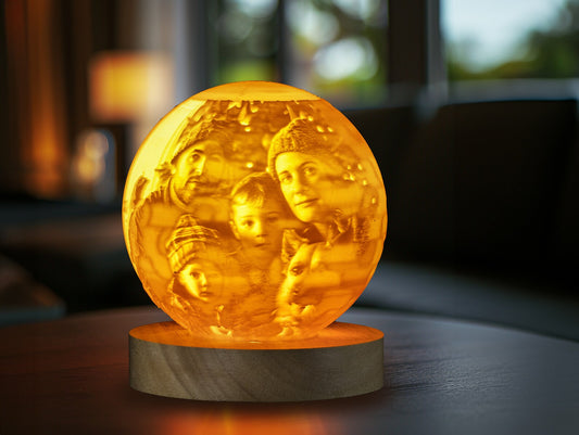 Custom Photo 3D Moon Lamp