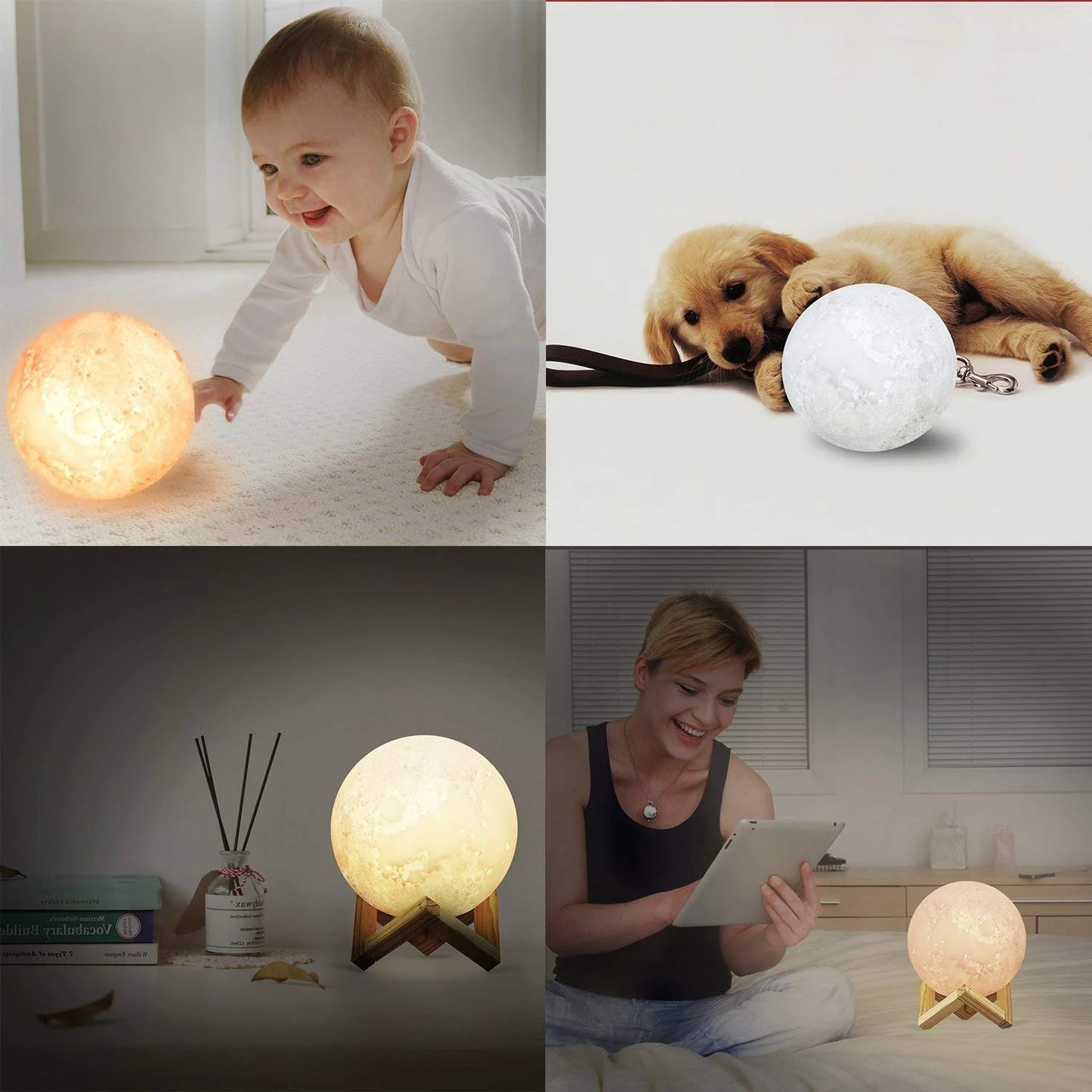 Custom Photo 3D Moon Lamp